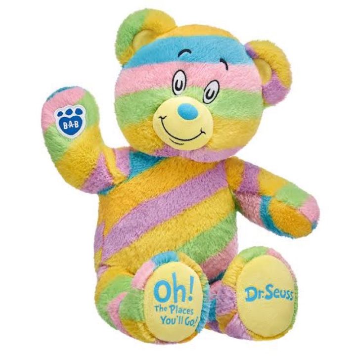 ตุ๊กตาหมีบิ้วอะแบร์-สีพาสเทล-รุ่นใหม่-build-a-bear-สินค้ามือสองนำเข้าจากอเมริกา