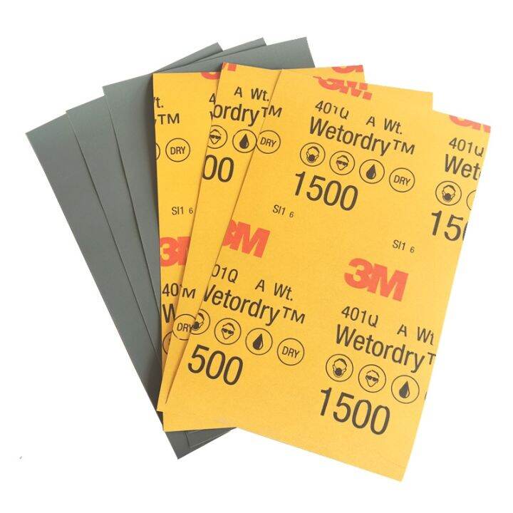 3M Sandpaper 2000/1500/1200/1000 Grit Water Sandpaper Car Paint Finish
