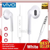 Vivo XE680 Earphone หูฟัง หูฟังวีโว่ หูฟังแบบสอดหู VIVO Earphone มีสมอลทอล์คในตัว เข้ากันได้กับ Y33 / Y29 / Y35 / Y27 / Y55 / Y53 / V5 / V3 / V7 / V7PLUS / V9 / V3MAX