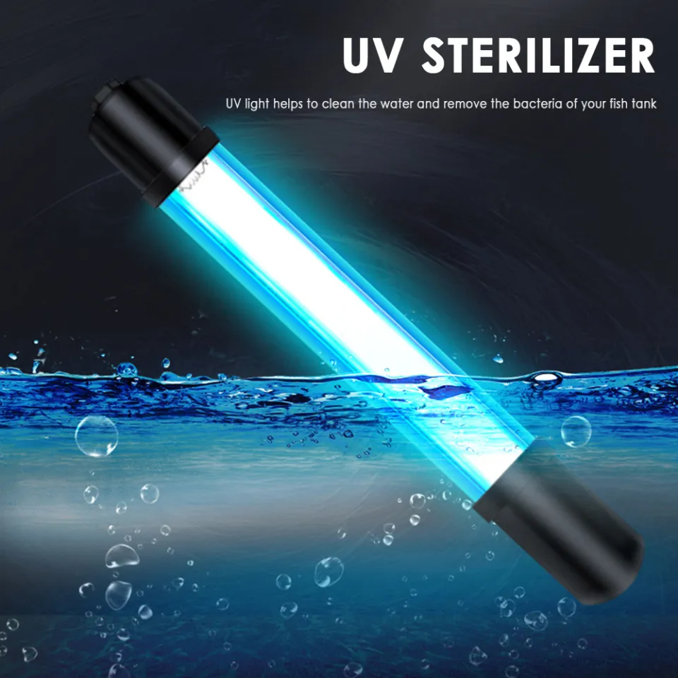 Clean Lamp Aquarium Submersible UV Light Sterilizer Pond Fish Tank  Germicidal US