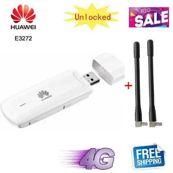 Original Unlocked LTE FDD 150Mbps HUAWEI E3272 E3272S153 4G LTE USB