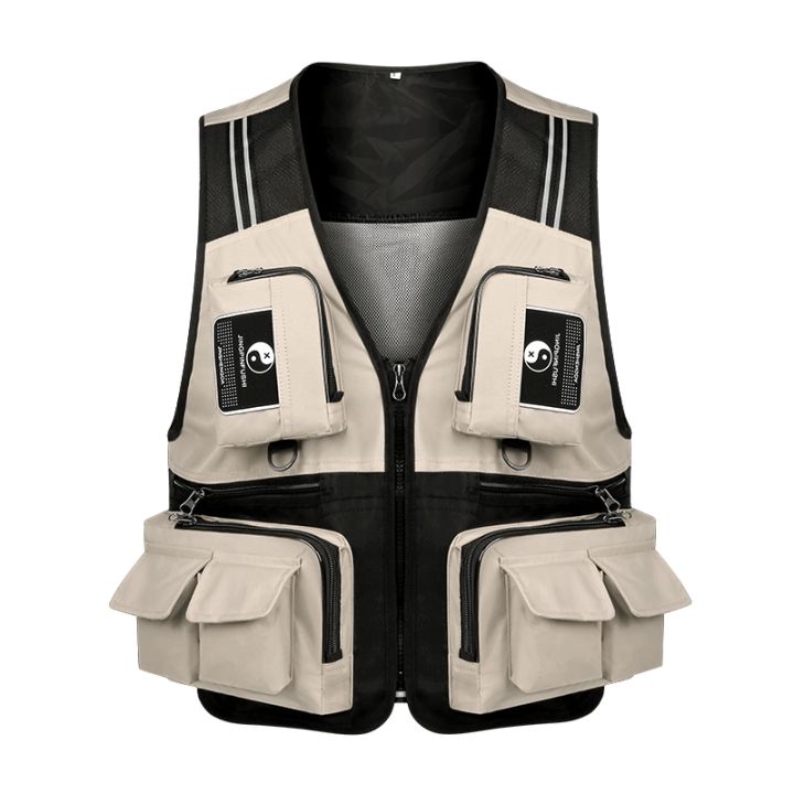 fonoun-fishing-vest-detachable-multiple-pockets-breathable-grid-mesh-comfortable-wear-resisting-with-reflective-stripe-ff63