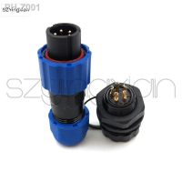 SD13 Connector 2/3/4/5/6/7 Pin Industrial Aviation Power Waterproof IP68 Plastic Male Plug Female Socket