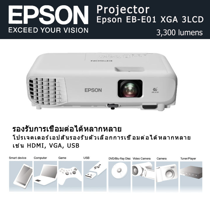 epson-eb-e01-xga-3lcd-projector-ยกระดับประสบการณ์การเรียนรู้ให้น่าจดจำขึ้น