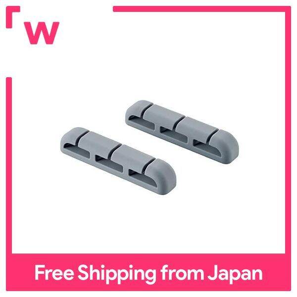 Elecom Cable Holder, Roughly Organize Cables, Cable Clips, Adhesive