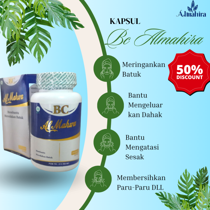 Kapsul Herbal Bc Almahira | Obat Batuk Berdahak | Asma Paling Ampuh ...