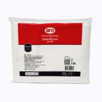 เอโร่ ถุงขยะ สีขาวนม ขนาด 24x28 นิ้ว 1 กก. / aro White Garbage Bag 24x28" x 1 kg