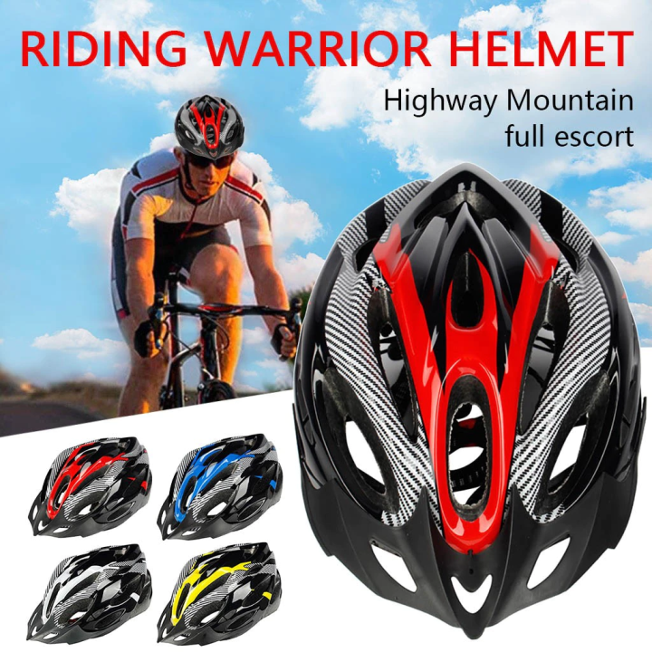 BIKE HELMET CYCLING one-piece bicycle helmet bicycle helmet men and ...