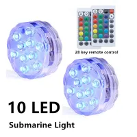 ✉﹍✜ IP68 Waterproof Multi Color Underwater Night Lamp Tea Light Vase Bowl Party Wedding Christmas Decoration Submersible LED Lights