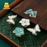 ❐ↂ☢ Butterfly Zinc Dresser Handles for Novelty Knobs Furniture Cupboard Flower Drawer Knobs Kitchen Bookcase Handle Cabinet Handle