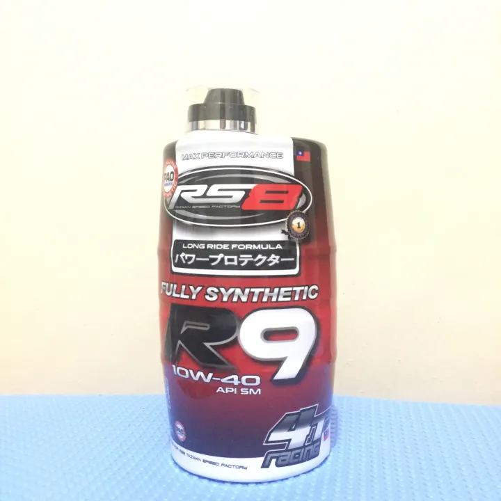 RS8 R9 10W-40 API SM FULLY SYNTHETIC MOTORCYCLE OIL 1LITER | Lazada PH