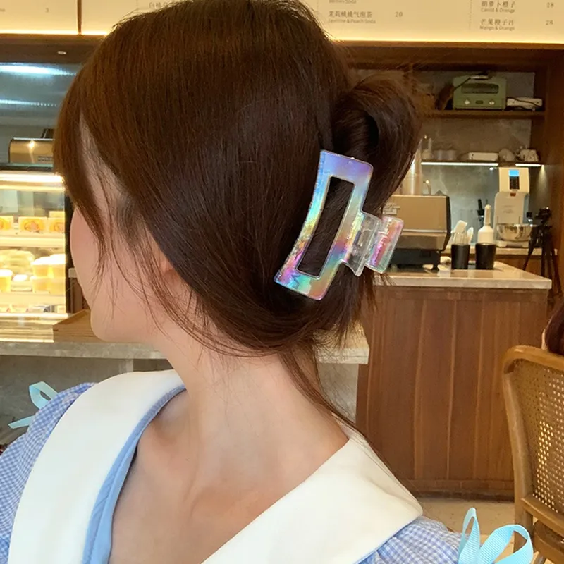 Lady Sugar] Korean Style Summer Fashion Temperament Mermaid Color Magic Hair  Pin Large Hair Claw Hair Clip for Women | Lazada PH