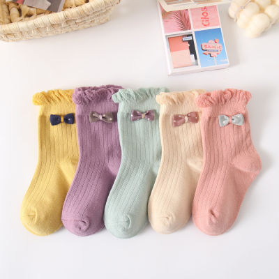 [COD] ถุงเท้าเด็กจำนวนมากในตลาด 21 ฤดูใบไม้ร่วงและฤดูหนาวถุงเท้าเด็กน่ารักโบว์เจ้าหญิงญี่ปุ่นและเกาหลีถุงเท้าเด็ก