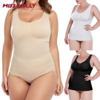 สร้างขึ้นในชุดชั้นใน Shapewear ผู้หญิงเสื้อกล้ามท้องควบคุมเบาะยกทรงกระชับสัดส่วนการบีบอัดเสื้อกล้ามเรียบ Body S Haper ชุดชั้นใน