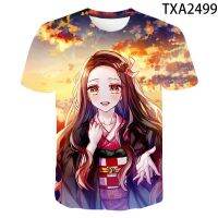 2023 Customized Fashion Demon Slayer Blade Short Sleeve T-shirt Tanjirou Nidouzi 9527 Ninja Short Sleeve 3D Anime Print，Contact the seller for personalized customization