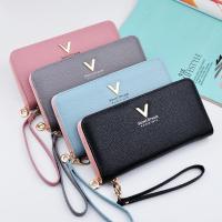 Brand Designer Leather Wallets Women Purses Zipper Long Coin Purses Money Bags Card Holders Clutch Wristlet Phone Wallets Female