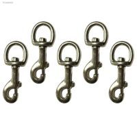 ❁❅ 5pcs Carabiner Accessories Dog Buckle Clasp Keychain Trigger Pet Clip Swivel Snap Hook Outdoor Multi-Purpose Home Camping Spring