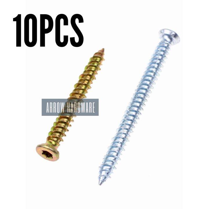 German SelfCutting Screw Plum Blossom Groove Inner Hexagonal Countersunk Head Wire Concrete