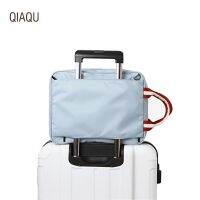 QIAQU Travel ความจุ Boarding packageMan ผู้หญิงสบายๆสีไนลอนกระเป๋าถือ CROSS Body เสื้อผ้ากระเป๋าเก็บกระเป๋าถือ