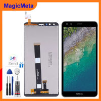 【มายากล】หน้าจอ LCD ต้นฉบับสำหรับหน้าจอหน้าจอ LCD Nokia C01 Plus,ดิจิไทเซอร์หน้าจอสัมผัสแทนการประกอบสำหรับ C01 Nokia Plus หน้าจอแสดงผล TA-1383 TA-1387พร้อมเครื่องมือฟรี