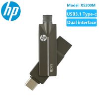 Hot HP USB Flash Drive 3.1ประเภท A Type C 32GB 64GB 128GB ไดรฟ์ปากกาสำหรับ PC Andriod สมาร์ทโฟน Memory Stick Storage U Disk