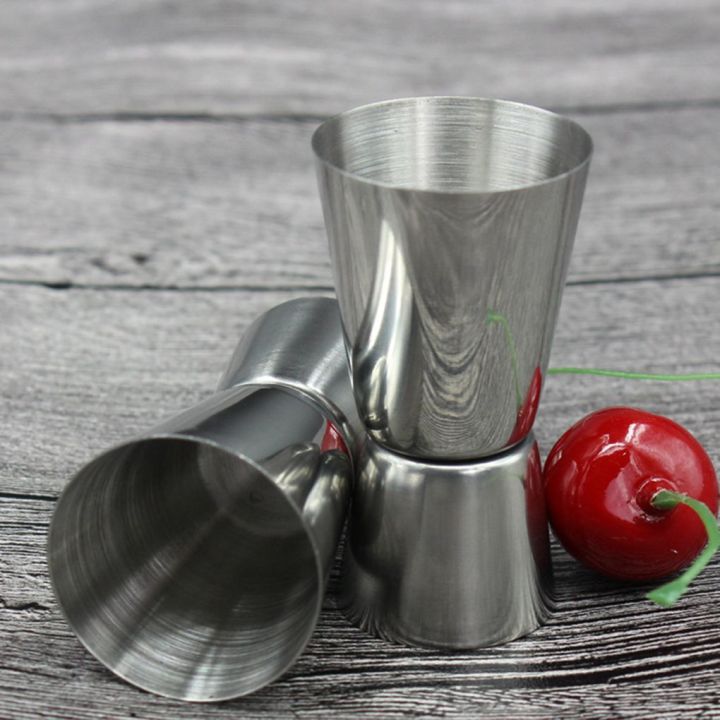 1 Stainless Steel Jigger Cocktail Double Measure Mixing Liquor Drinks Bar  Shots