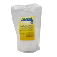 (แพ็ค2)Nature First Sea Salt Coarse 500g/เนเจอร์ เฟิร์ส เกลือทะเลหยาบ 500g