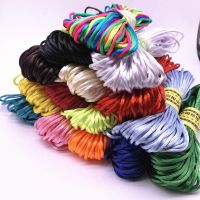 20yards 2.5mm Chinese Knot Line Cord Silk Satin Cord Nylon Cord DIY String Necklace Bracelets Cord