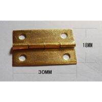 Yellow Metal Cabinet Door Luggage Hinge4 Holes DecorFurniture DecorationAntique Vintage Old Style30x18mm100Pcs