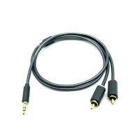 Audio cable 3.5 to 2 RCA cable 3.5mm jack 2RCA cm Auxiliary cable for TV amplifier PC line speaker DVD‎