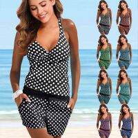 hotx 【cw】 Beach spots bikini swimsuit tank tops trendy vacation suit ladies swimwear