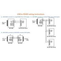 10X USB to RS485 Communication Module Bidirectional Half-Duplex Serial Line Converter