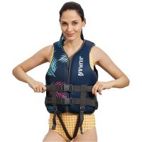 2023 Portable Swimming Lifejacket Adult Neoprene Fashion Print Floating Jacket Water Sports Surfing Fishing Swimming Lifejacket  Life Jackets