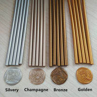 20 ชิ้น/ล็อตโลหะโบราณสี Hot Melt กาวแท่งซิลิโคนสำหรับปืน Golden/Silvery/Champagne/Bronze DIY manual wax seal-qeangshe