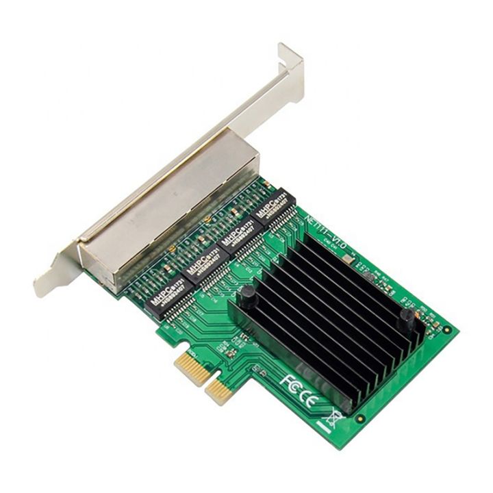 pcie-network-card-pci-e-x1-4-port-gigabit-ethernet-server-network-card-adapter-for-love-fast-sea-spider-ros-soft-router