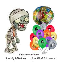 Zombie Game Corpse Theme Birthday Party Decoration Balloon Baby Shower Flag Banner Cake Toppers Party Supplies Balloons