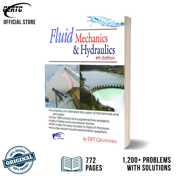 Fluid Mechanics and Hydraulics 4th Edition Official Civil Engineering Review Book by DIT
