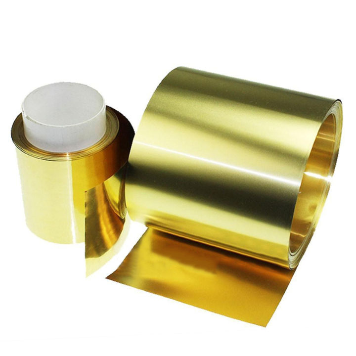 bokali-1ชิ้นใหม่0-02-100-1000มิลลิเมตรทองเหลืองโลหะบางฟอยล์แผ่นเข็มขัดอุปกรณ์โลหะ