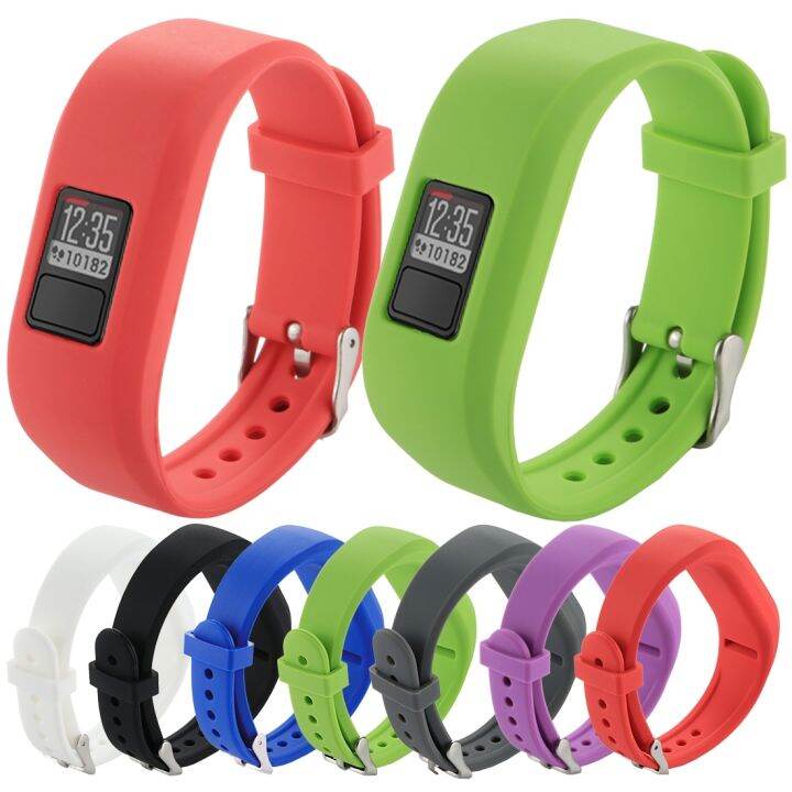 สำหรับสายนาฬิกาข้อมือซิลิโคน-garmin-vivofit-3สมาร์ทวอท์ชความยาว-ประมาณ24-2ซม-สีดำ