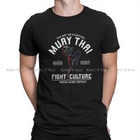 เสื้อยืดคอกลมKickboxing ศิลปะการต่อสู้ Retro ออกแบบกราฟิก TShirt Muay Thai Boxing กล่องพิมพ์ Streetwear Leisure T เสื้อชายโพลีเอสเตอร์ S-5XL