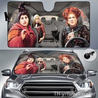 【hot】♈✧∏  Hocus Pocus Car Sunshade  Sunshade Movie Decor Windshield Lover Hallo