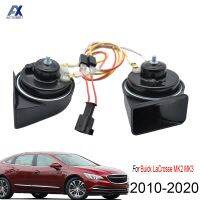 2ชิ้นเซ็ต12V 110-125db Snail Horn loud กันน้ำรถ Horns 410510Hz สูงต่ำ PITCH Auto Horns สำหรับ Buick LaCrosse 2010-2020