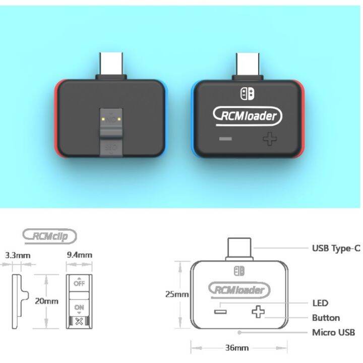 พร้อมส่ง-ชุดจิ๊กหัวฉีดสวิตช์-rcm-loader-dongle-ns-sx-os-สำหรับสวิตช์-nintendo-ns