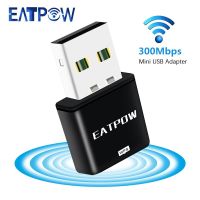 EATPOW 2.4GHz Network Card Chipset RTL8192 USB Wireless Wifi Dongle 2.4G 300Mbps USB WiFi Adapter For PC Laptop Computer  USB Network Adapters