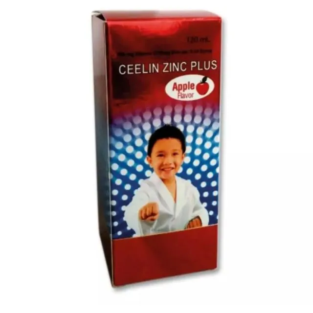 CEELIN ZINC PLUS 120ML x 4 bottle Lazada