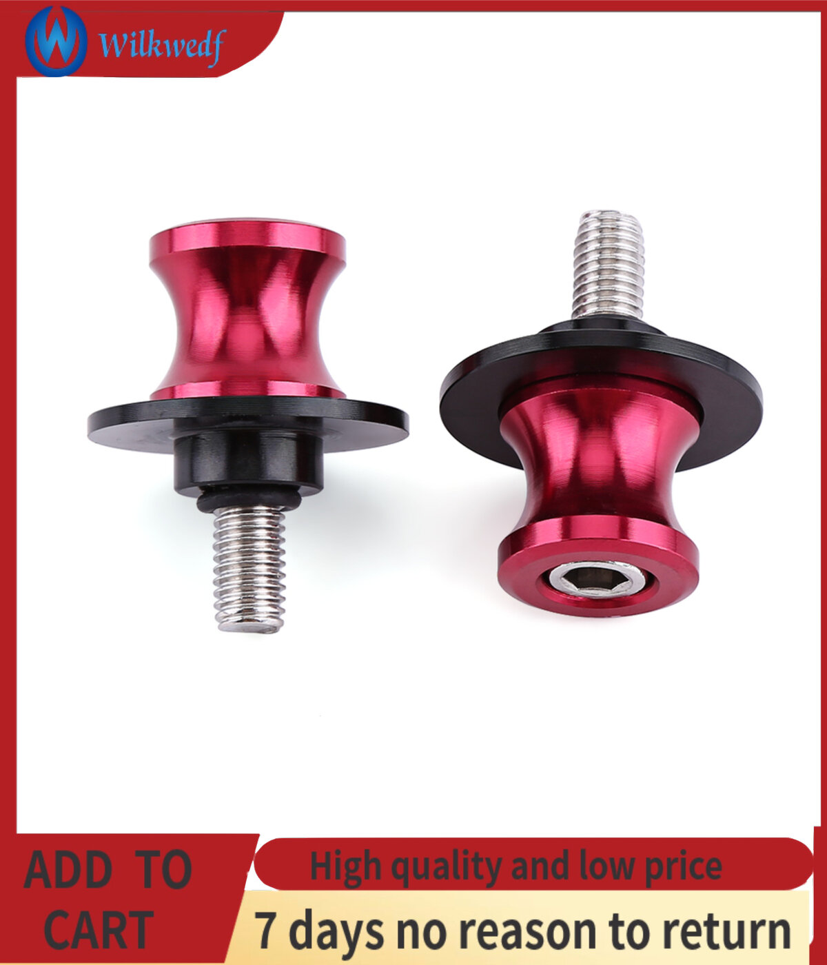 Motorcycle CNC Swingarm Swing Arm Spools Spool Sliders Stand Bobbins 8 mm 