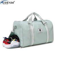 Women Wet Dry Gym Bag Yoga Fitness Sports Bag With Shoe Position Swimming Training Shoulder Blosa Weekend Travel Duffle Hanadbag