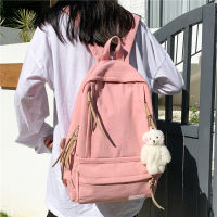 Nylon Shoulder Womens Bags Korean Student Schoolbag Fashion School Student Backpack Uni Canvas