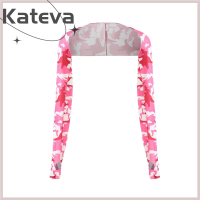 [Kateva] COD ผ้าคลุมไหล่แขนเสื้อป้องกันแสงแดดป้องกัน UV ICE Silk ถุงมือยาว unisex