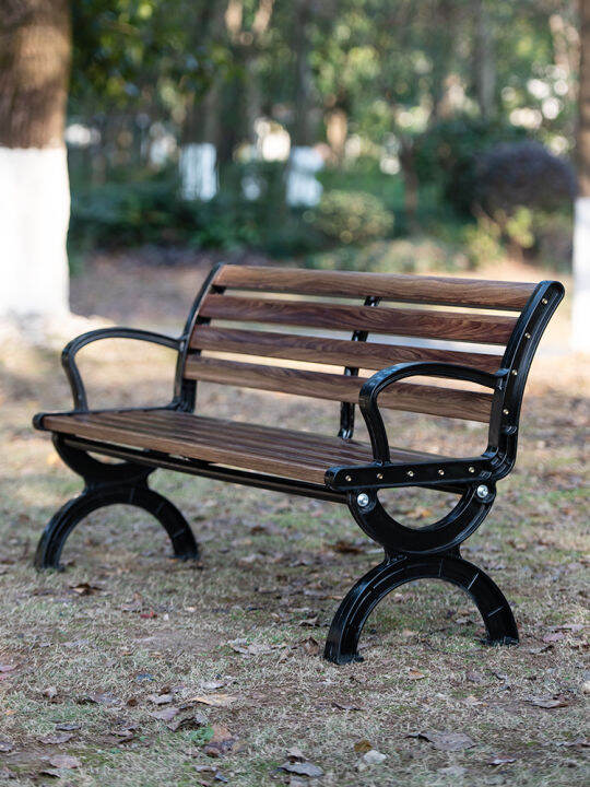 Park chair outdoor bench courtyard row chair chair leisure chair garden ...